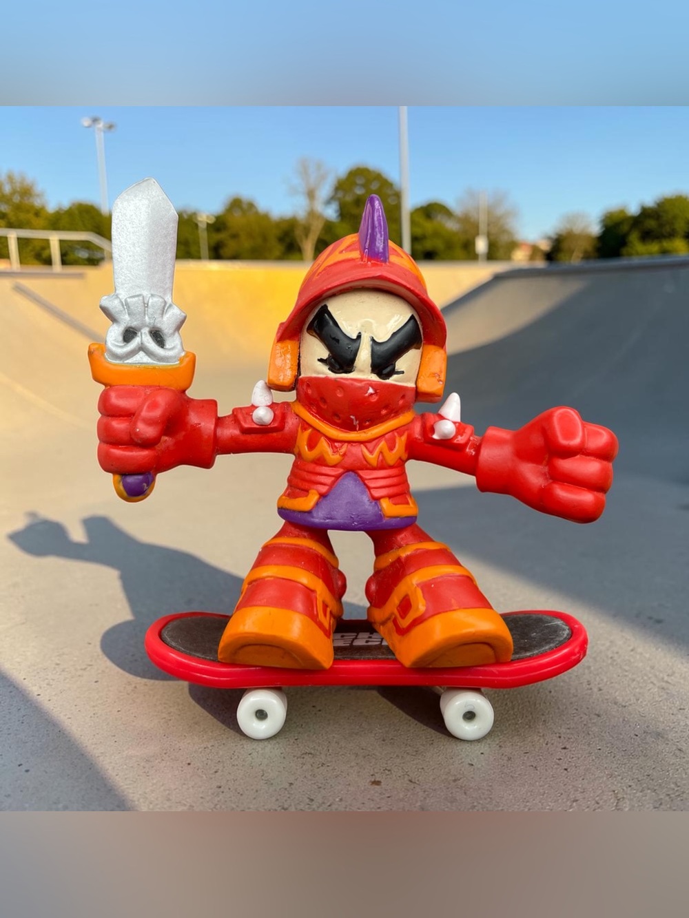 Vintage Tech Deck Dudes Figure Rex #013 Gladiator 2004